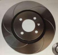 disco de freno rallado