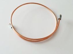 tubo frenos rigido a medida en cobre- 1